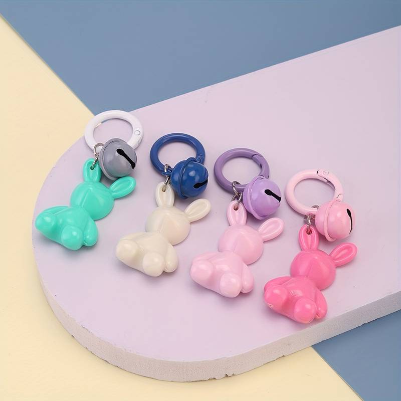 Rabbit Pattern Keychain Pendant Acrylic Key Ring Pendant Bag - Temu